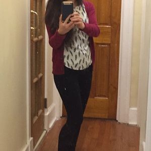 Tee with feathers